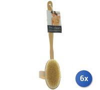 6x Bundle Spazzola Lavaschiena Legno Setola