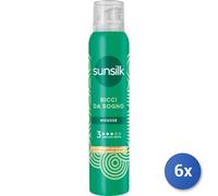 6x Bundle Sunsilk Spuma Mousse Ml 200 Ricci Da Sogno