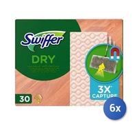 6x Bundle Swiffer Panni Di Ricambio Dry Legno Honey X 36