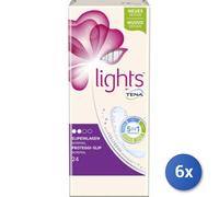 6x Bundle Tena Lady Light X24 Slip Normal Disteso