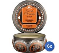 6x Bundle Tesori D’Oriente Fior Di Loto, 200G Candela Aromatica