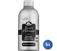 6x Bundle Tesori D'Oriente Profuma Biancheria 250 Ml. Muschio Bianco
