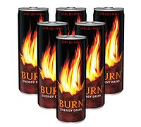 6X Burn Original - Bevanda Energetica al Gusto Morbido e Rinfrescante [6 x 250 ml] - Restyling 2022