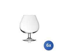 6x Calici Cognac Invino In Eco Cristal Glass Trasparente Cl 67 . Idoneo Al In