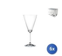 6x Calici In Vetro Jazz Trasparente Per Acqua Cl22, H&H