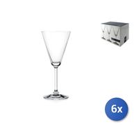 6x Calici In Vetro Jazz Trasparente Per Vino Cl16, H&H