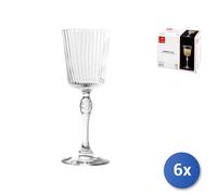 6x Calici In Vetro Trasparente America'20 Per Cocktail Cl25