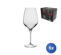 6x Calici In Vetro Trasparente Atelier Per Cabernet 70Cl