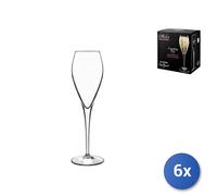 6x Calici In Vetro Trasparente Atelier Per Spumante 20Cl