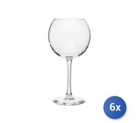 6x Calici In Vetro Trasparente Cabernet Ballon Cl58