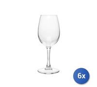 6x Calici In Vetro Trasparente Cabernet Tulipe Cl25