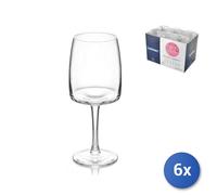 6x Calici In Vetro Trasparente Equip Home Per Vino Cl24