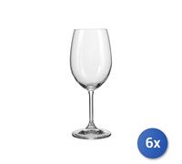 6x Calici In Vetro Trasparente Lara, 45Cl, Bohemia