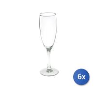 Confezione 6 Bicchieri In Vetro Temperato Eskale 18,6 Cl Trasparente ARC
