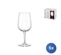 6x Calici In Vetro Trasparente Spazio Medium Cl40