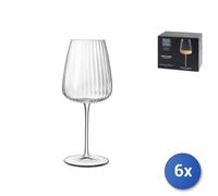 6x Calici In Vetro Trasparente Speakeasies Per Vino Bianco, 55Cl