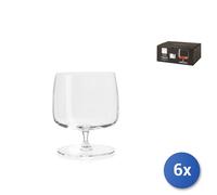 6x Calici In Vetro Trasparente Vinalia Per Rum/Cognac, 50Cl