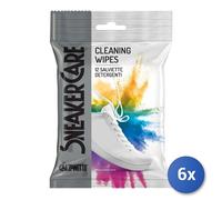 6x Calzanetto Salviette Detergenti Per Scarpe Sportive 12