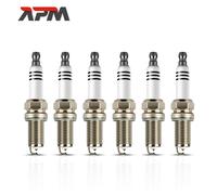 6x Candela Di Accensione Iridium Con Elettrodo Centrale Per VW Golf 4/5