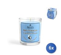 6x Candele Price's Freshair Antitobacco 30h