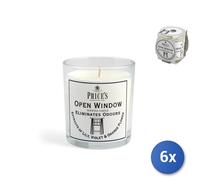 6x Candele Price's Freshair Openwindow 30h