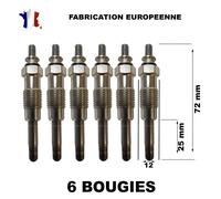 6x Candelette di preriscaldamento NEWPARTS M12x125 per BMW E30 E36 E39 324d