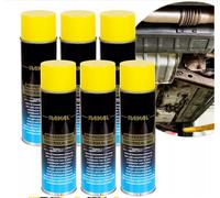 6x CERA PER LA MANUTENZIONE DEL SOTTOSCARRO TRANSPARENT SPRAY 500ML