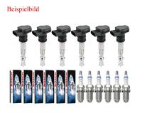 6x Champion Bobina Accensione + Bosch Candela per Kia Carens III Un 2.0 CVVT