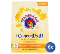6x Chanteclair Sacchetti Profumati 3 Pezzi Arancio