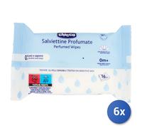 6x Chicco Salviette Baby 16 Pz.