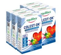 6x Colest OK Metabolismo del Colesterolo Con Riso Rosso Fermentato ed Estratto