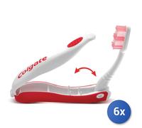 6x Colgate Spazzolino Richiudibile Da Viaggio