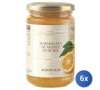 6x Confettura Agrisicilia Arance Di Sicilia Gr.360