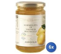 6x Confettura Agrisicilia Limoni Siracusa Igp Gr. 360
