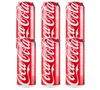 6X Confezione Per Coca-Cola Zero Zuccheri Lattina da 500ml, Confezione da 6 | Zero Zuccheri, 500ml per Lattina, Bibita Gassata, Confezione da 6, Gusto Originale