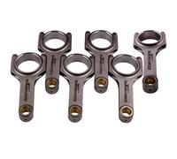 6x Connecting Rods Bielle for Nissan GTR RB26 RB28 RB25DET RB26DET ARP 4.7047"
