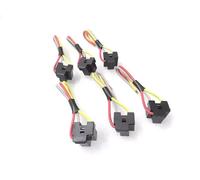 6x Connettore Filo Fari Femmina H4 Socket Wiring Plug 14G #19-33