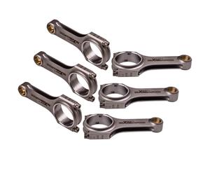 6x Conrods H-Beam Connecting Rods Bielle Bielas for Audi RS4 B5 AZR/ASJ 6.0629''