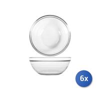 6x Coppe In Vetro Duralex Impilabile Lys Cm 17 Bormioli Rocco