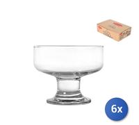 6x Coppe In Vetro Per Gelato Modello Iceville, 22Cl, Trasparente
