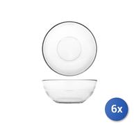 6x Coppe In Vetro Trasparente Duralex Lys Cm12