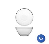 6x Coppette In Vetro Pasabahce Chef'S Impilabile Trasparente 12Cm