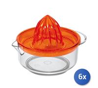 6x Cosmoplast spremiagrumi Estrattore di succo Rosa, Trasparente