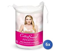 6x Cotton Sound Dischetti Struccanti Maxi Argento 40 Pz