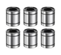 6x Cuscinetto lineare LM3UU foro 3mm diametro esterno 7mm lunghezza 10mm doppia guarnizione in gomma per stampante 3D CNC(6pcs,8mm Bore 15mm OD 17mm Length)