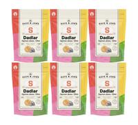 6x Dave & Jon’s S-Märke Date Candy 125g Supersour Pineapple Lemon senza...