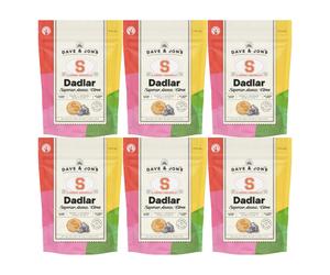 6x Dave & Jon’s S-Märke Date Candy 125g Supersour Pineapple Lemon senza zucch...