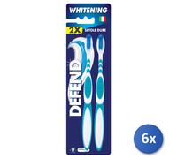 6x Defend Spazzolino Whitening 2 Pezzi Made In Italy