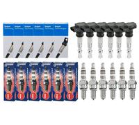 6x Delphi Bobina Accensione + 6x NGK Candela Iridio Ix Adatto per BMW 3er Coupe