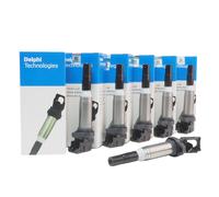 6x Delphi GN10476-12B1 Bobina Accensione Stabzündspule Unità per BMW 3er 5er